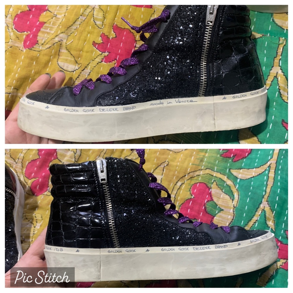Golden Goose Hi Star Hi Slide Platform - FLAWS - Picture 6 of 17